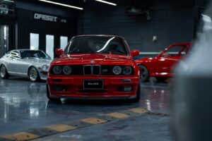 BMW E30 Red Bahrain-4